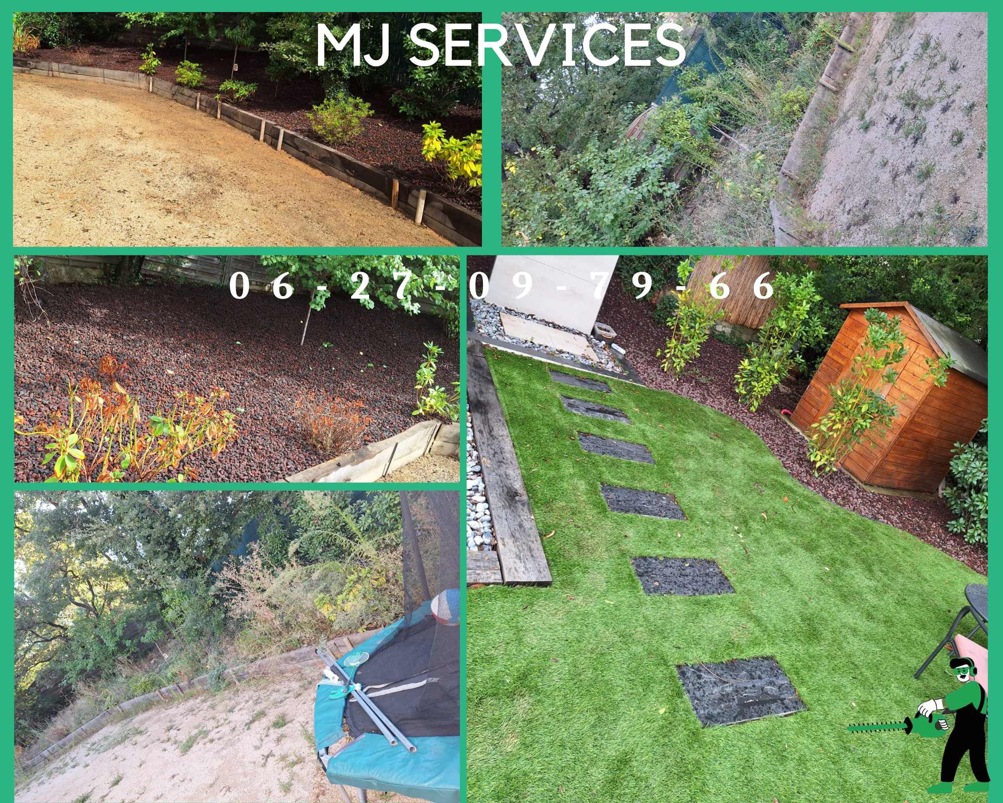 Aménagement paysager professionnel à Fuveau près de Gardanne par MJ Services